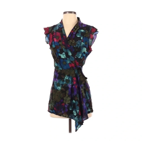 ASO Rosalie Hale Twilight Fei Floral Top - Picture 2 of 5